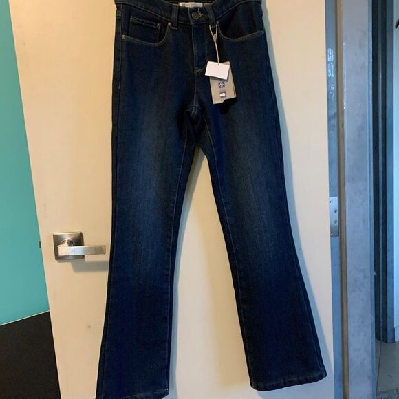 Mountain Warehouse fleece lined classic boot cut jeans, sz 2, NEW, full rise - Picture 1 of 16